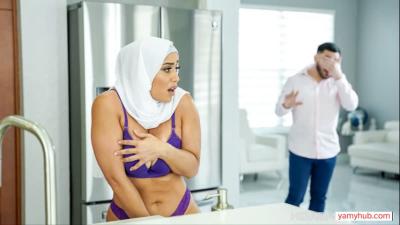 Hijabi Muslim women big boobs big ass carmela clutch ride on house owner cock