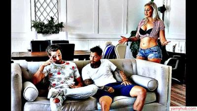 Ryan Conner is now under control by stepson and his best friend threesome fucked